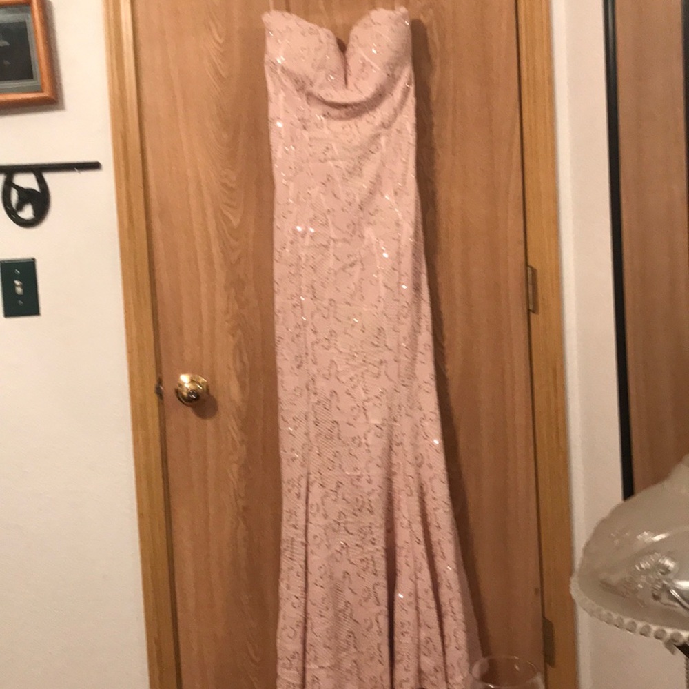 Gorgeous rose gold dress